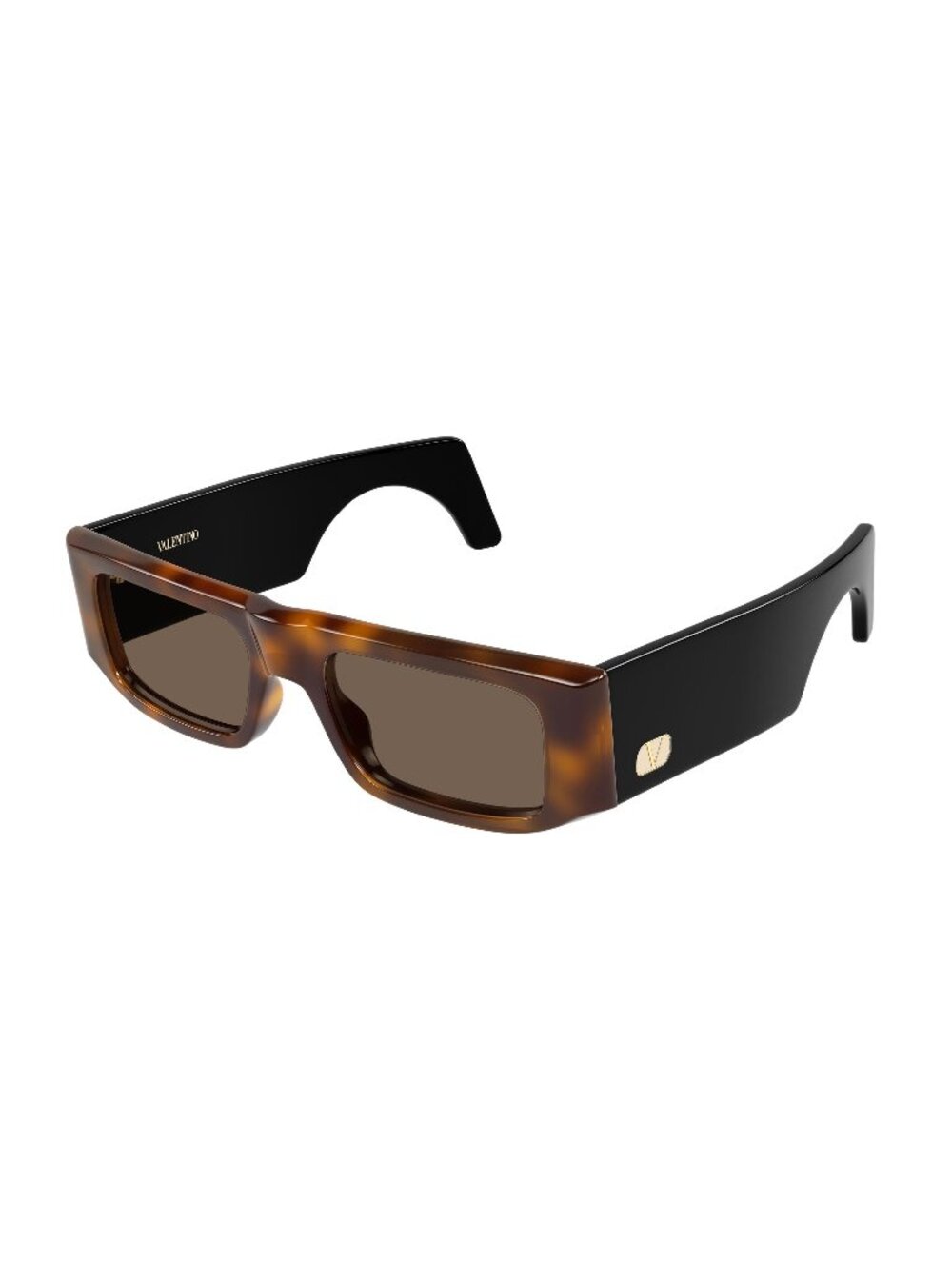 New Valentino Women's Sunglasses Havana Brown Lens Acetate Frame VG0005S 002 52